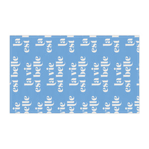 La Vie Est Belle hand towel