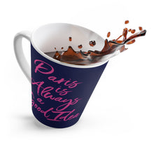 Load image into Gallery viewer, Paris is Always a Good Idea Latte Mug (Pink &amp; Navy)