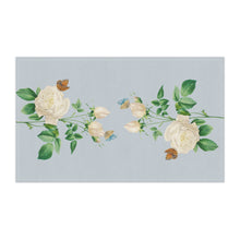 Load image into Gallery viewer, White Rose hand towel