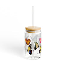 Load image into Gallery viewer, Butterfly Sipper Glass
