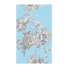 Load image into Gallery viewer, Light Blue Toile hand towel