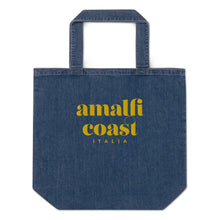 Load image into Gallery viewer, Amalfi Coast denim tote bag