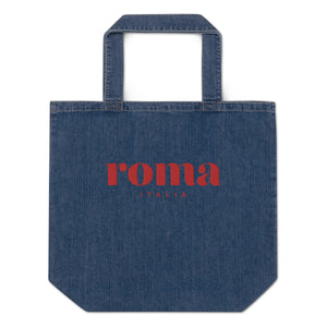 Roma denim tote bag