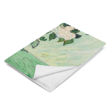 Load image into Gallery viewer, Van Gogh Roses throw blanket
