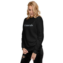 Load image into Gallery viewer, Le Marais embroidered premium sweatshirt (5 colors)