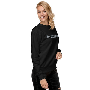 Le Marais embroidered premium sweatshirt (5 colors)