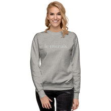Load image into Gallery viewer, Le Marais embroidered premium sweatshirt (5 colors)
