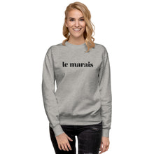 Load image into Gallery viewer, Le Marais embroidered premium sweatshirt (5 colors)