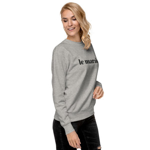 Le Marais embroidered premium sweatshirt (5 colors)