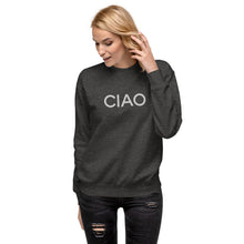 Load image into Gallery viewer, Ciao embroidered sweatshirt