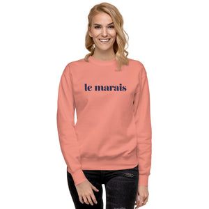 Le Marais embroidered premium sweatshirt (5 colors)