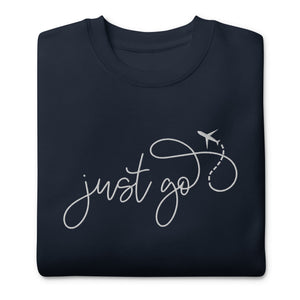 Just Go embroidered sweatshirt