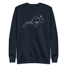 Load image into Gallery viewer, Just Go embroidered sweatshirt