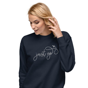 Just Go embroidered sweatshirt