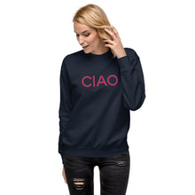 Load image into Gallery viewer, Ciao embroidered sweatshirt