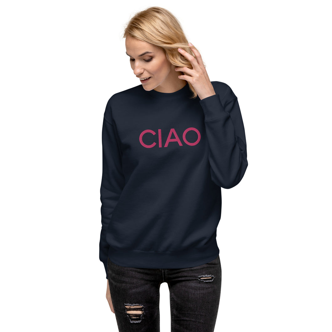 Ciao embroidered sweatshirt