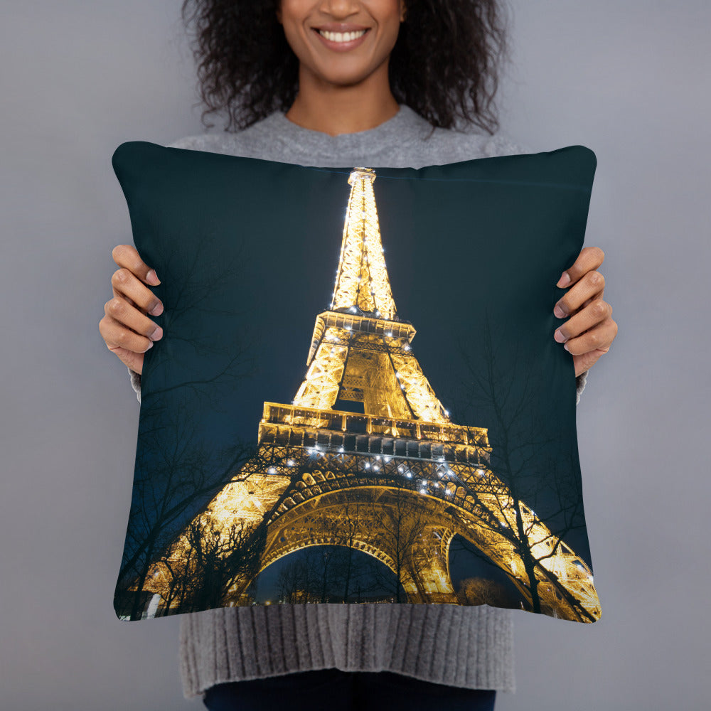 Eiffel Tower Basic Pillow