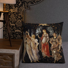Load image into Gallery viewer, Botticelli&#39;s Primavera Premium Pillow