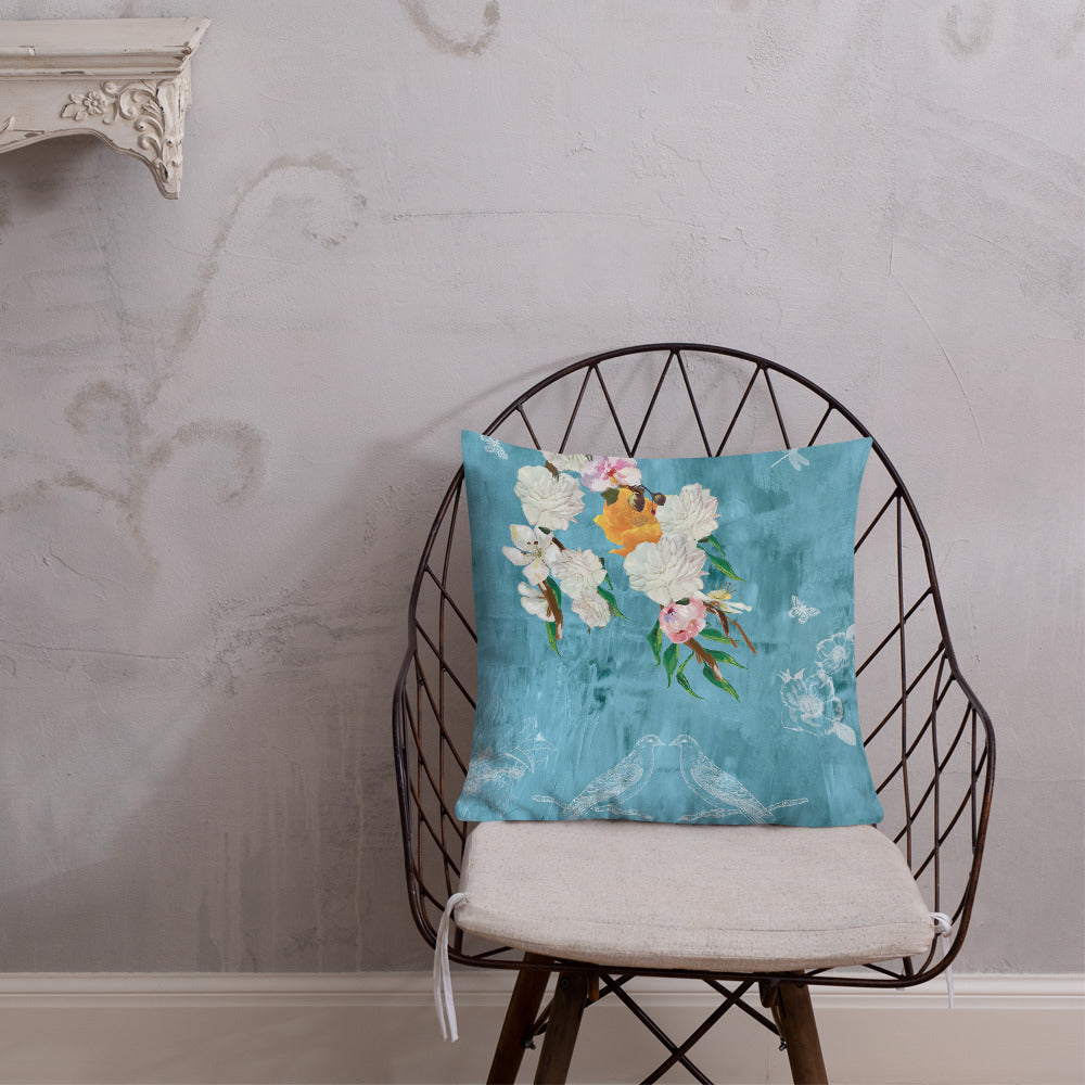 Love Birds II Premium Pillow