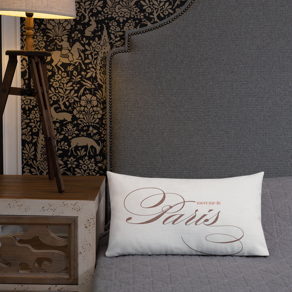 Meet Me In Paris Premium Pillow