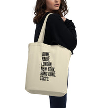 Load image into Gallery viewer, Cities of the World Eco Tote Bag