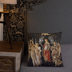 Botticelli's Primavera Premium Pillow