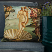 Load image into Gallery viewer, Botticelli&#39;s Venus Premium Pillow