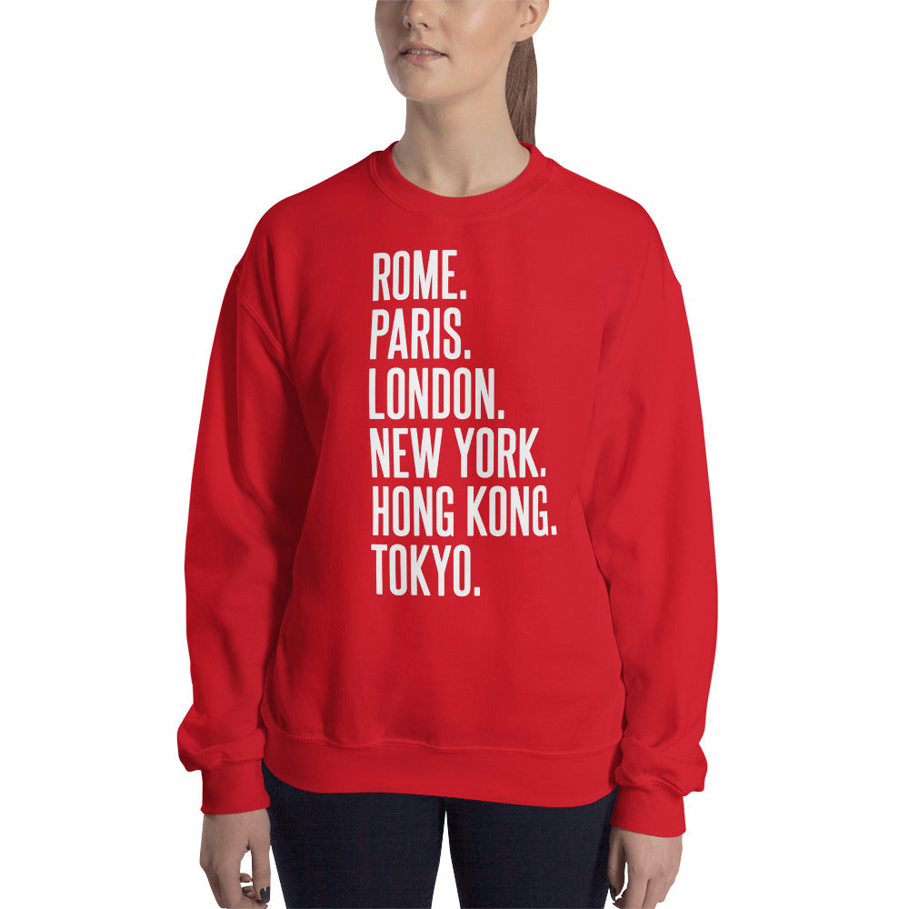 Cities of the World Sweatshirt (9 colors)