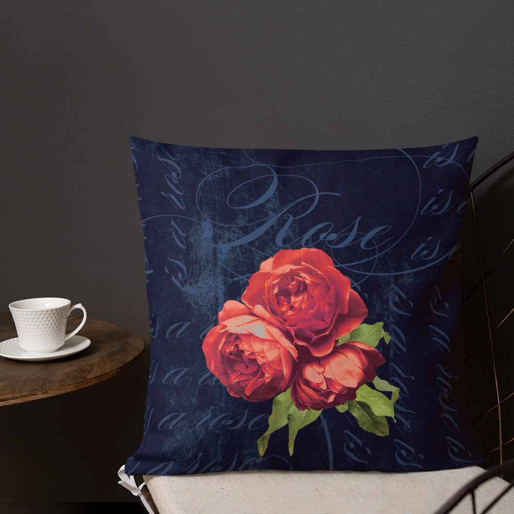 Rose is a rose is a rose Premium Pillow