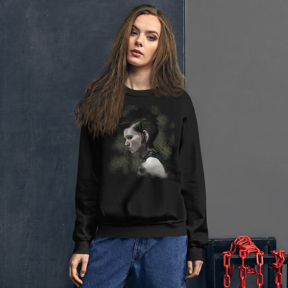 Girl with the Dragon Tattoo Sweatshirt. (2 colors)