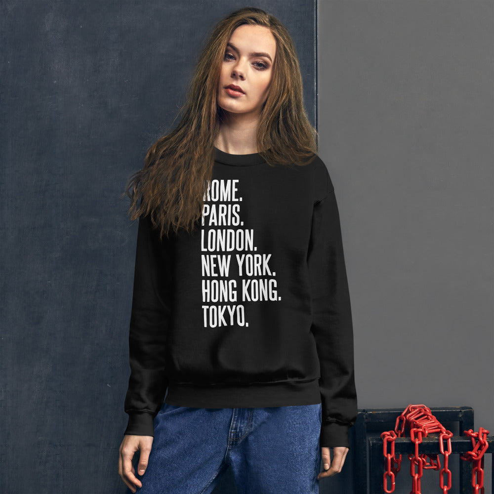 Cities of the World Sweatshirt