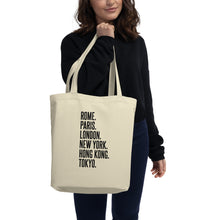 Load image into Gallery viewer, Cities of the World Eco Tote Bag
