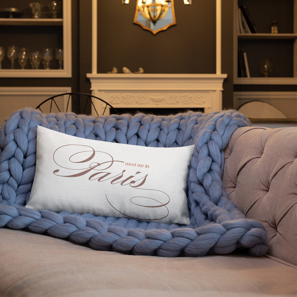Meet Me In Paris Premium Pillow