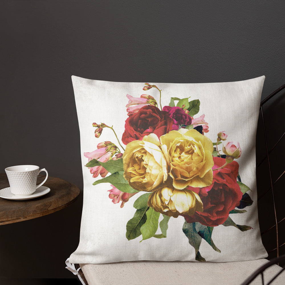 Vintage Rose Premium Pillow