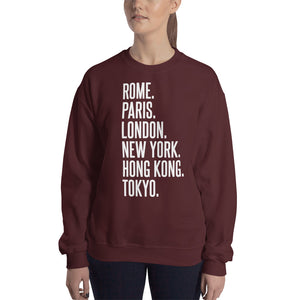 Cities of the World Sweatshirt (9 colors)